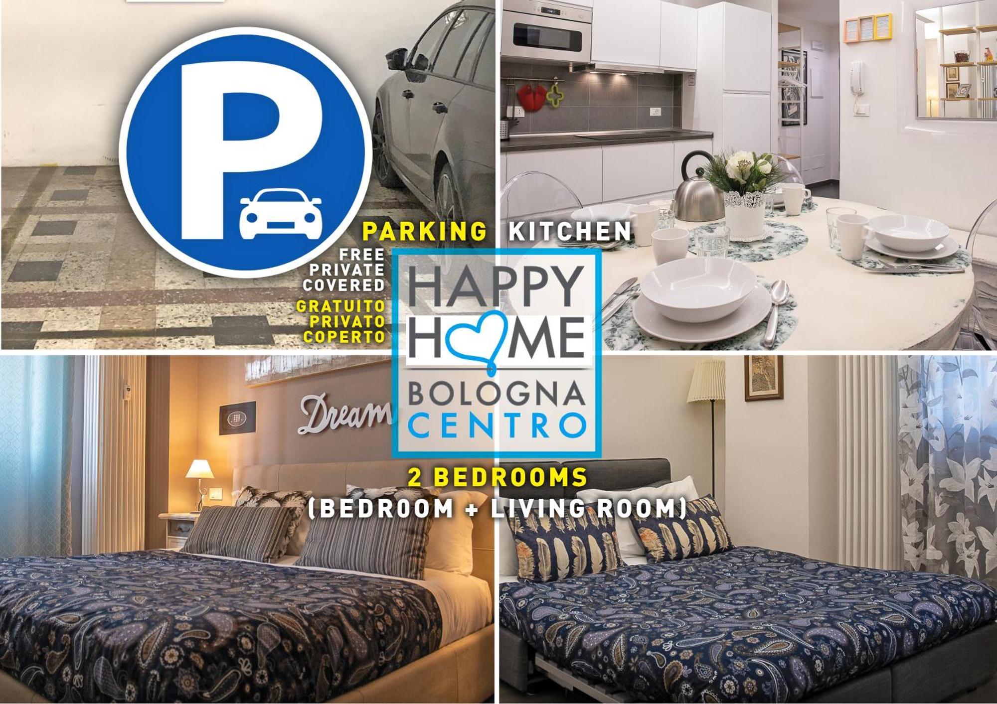 Happy Home Bo Centro Free Private Parking Bologne Extérieur photo
